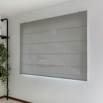 Persiana Romana Tecido Tela Solar Screen 1% Cinza - Valor m2