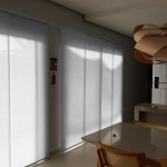 Persiana Painel Tecido Tela Solar Screen 3% Cinza - Valor m2